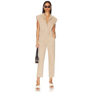 NWT Pistola | "Rosie" Utility Jumpsuit in Sesame Tan | Size Small